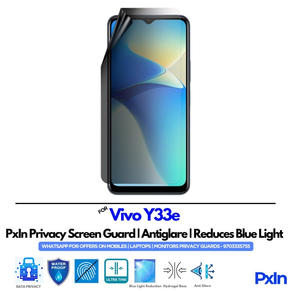 Vivo Y33e Privacy Screen Guard