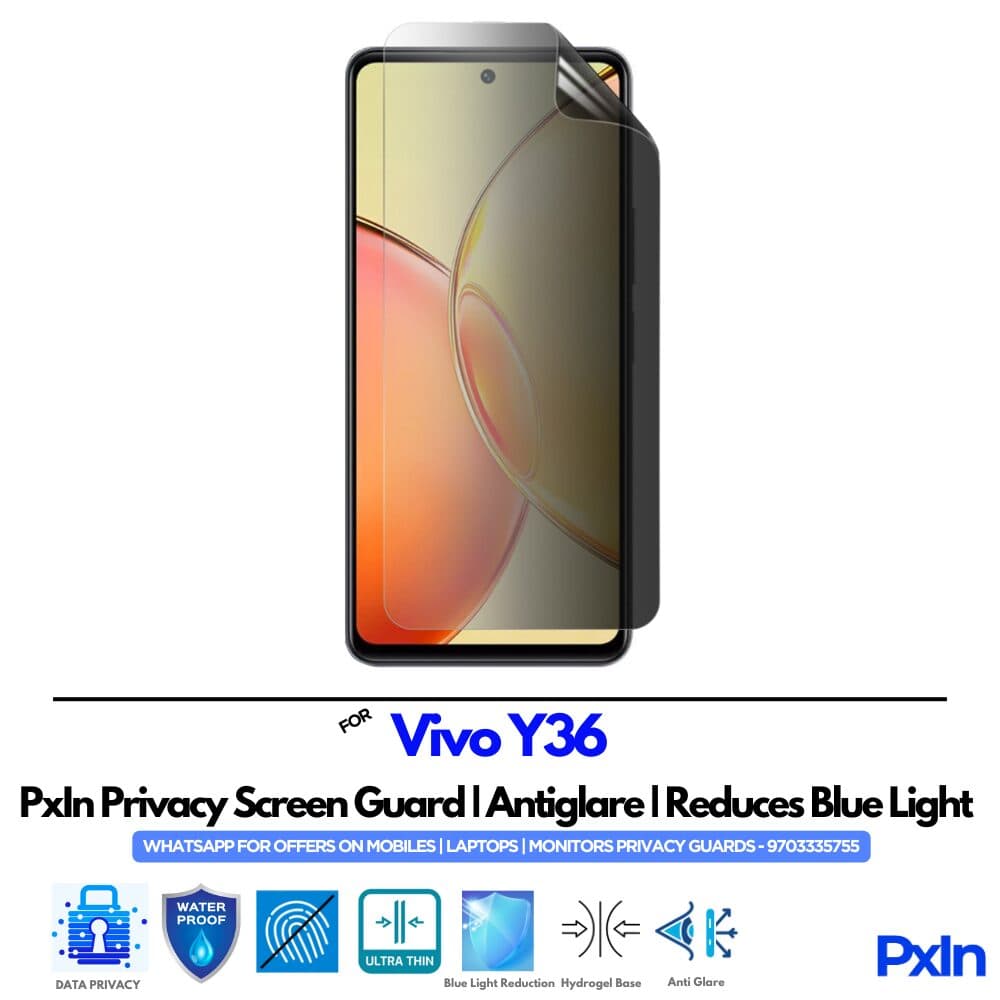 Vivo Y36 Privacy Screen Guard
