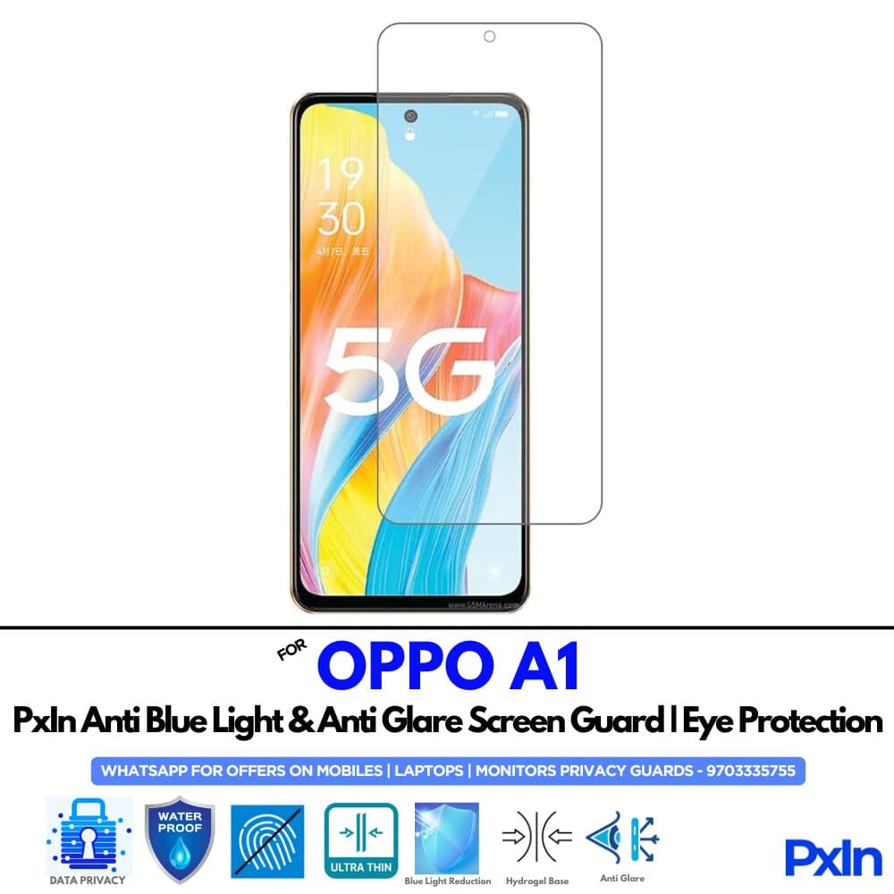 OPPO A1 Anti Blue light screen guard
