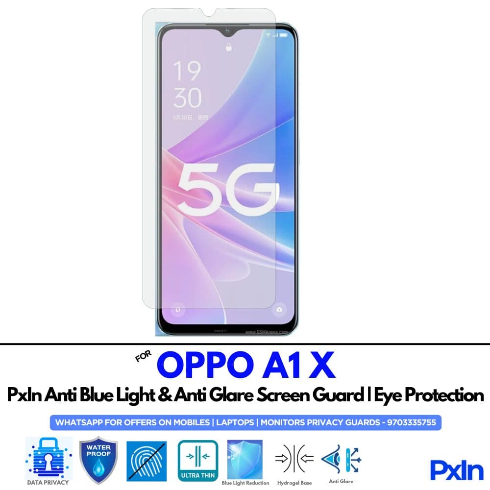 OPPO A1 X Anti Blue light screen guard