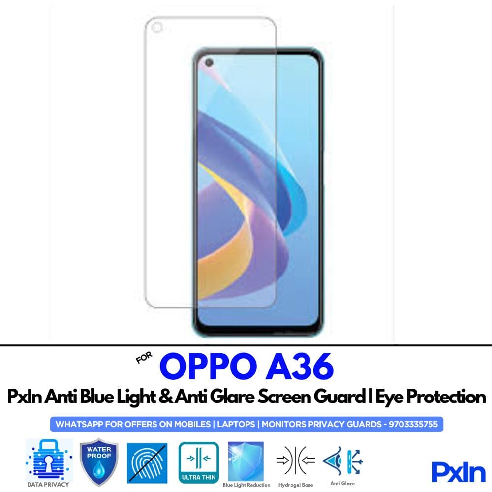 OPPO A36 Anti Blue light screen guard