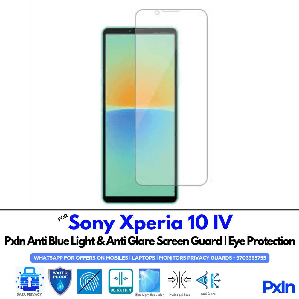 Sony Xperia 10 IV Anti Blue light screen guard