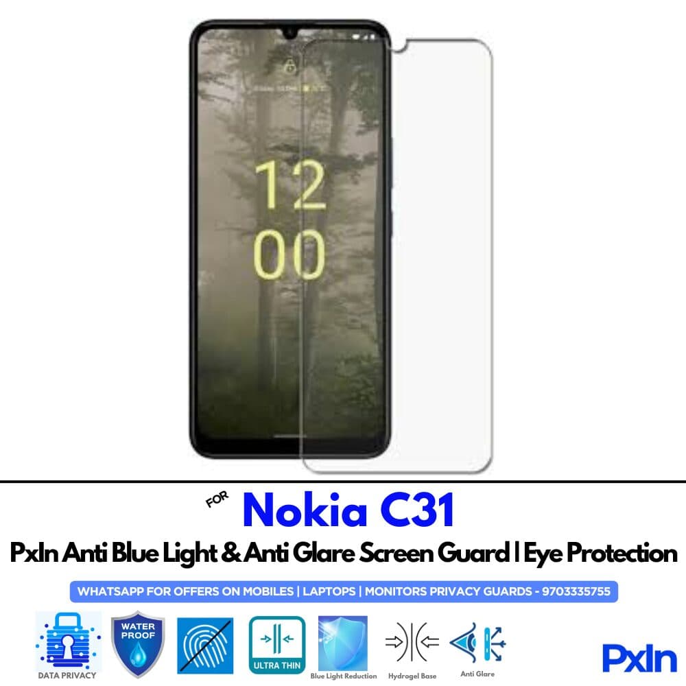 Nokia C31 Anti Blue light screen guard