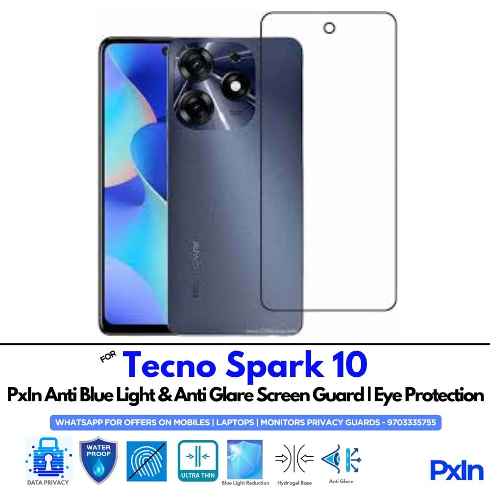Tecno Spark 10 Anti Blue light screen guard