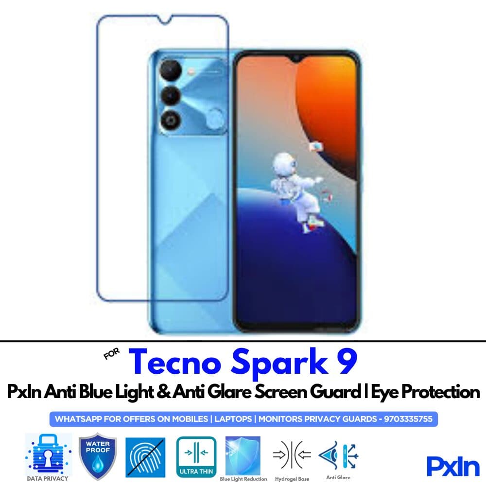 Tecno Spark 9 Anti Blue light screen guard