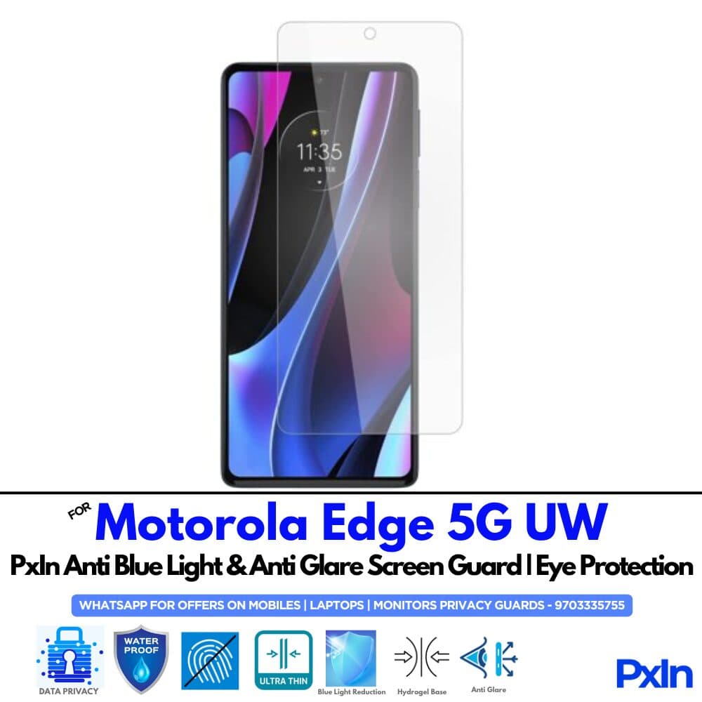 Motorola Edge 5G UW Anti Blue light screen guard