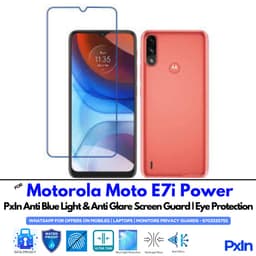 Motorola Moto E7i Power Anti Blue light screen guard