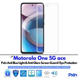 Motorola One 5G ace Anti Blue light screen guard