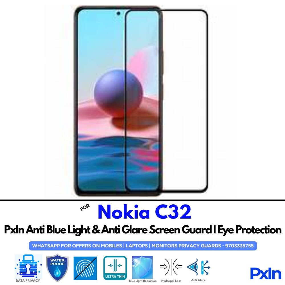 Nokia C32 Anti Blue light screen guard
