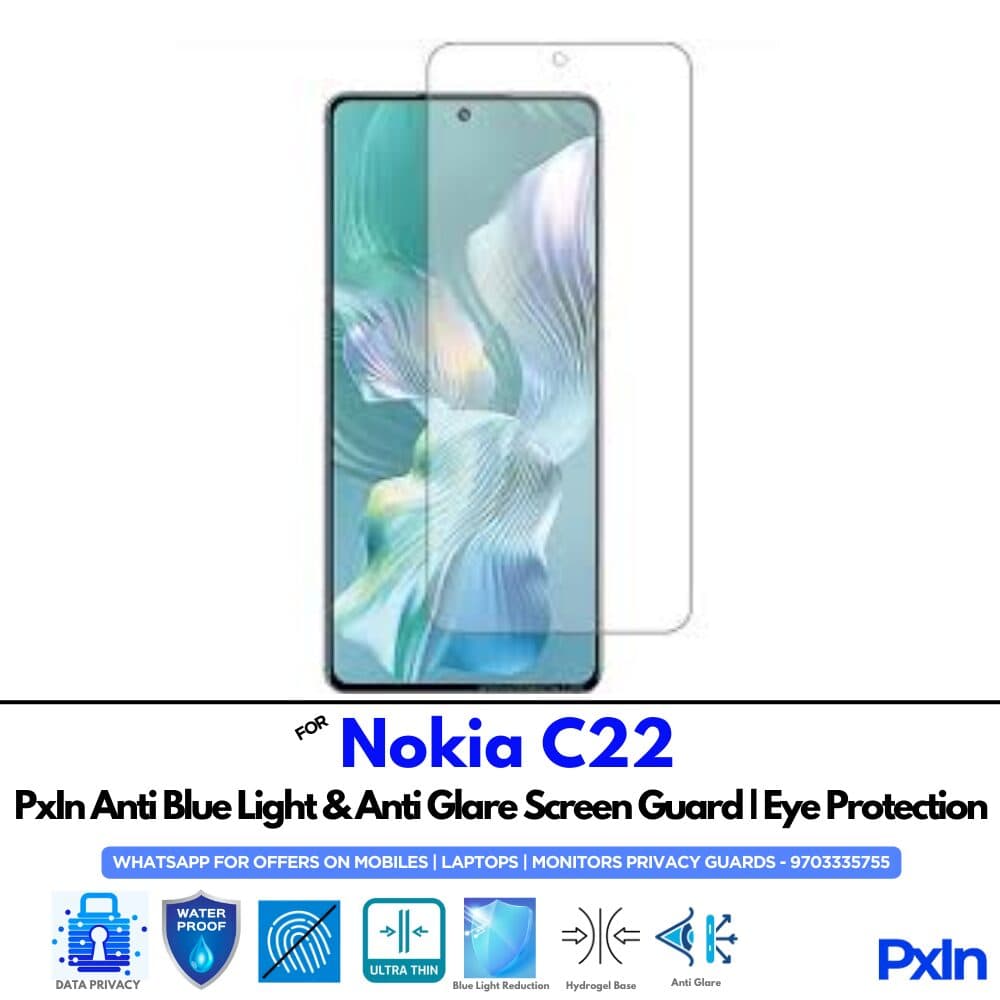 Nokia C22 Anti Blue light screen guard