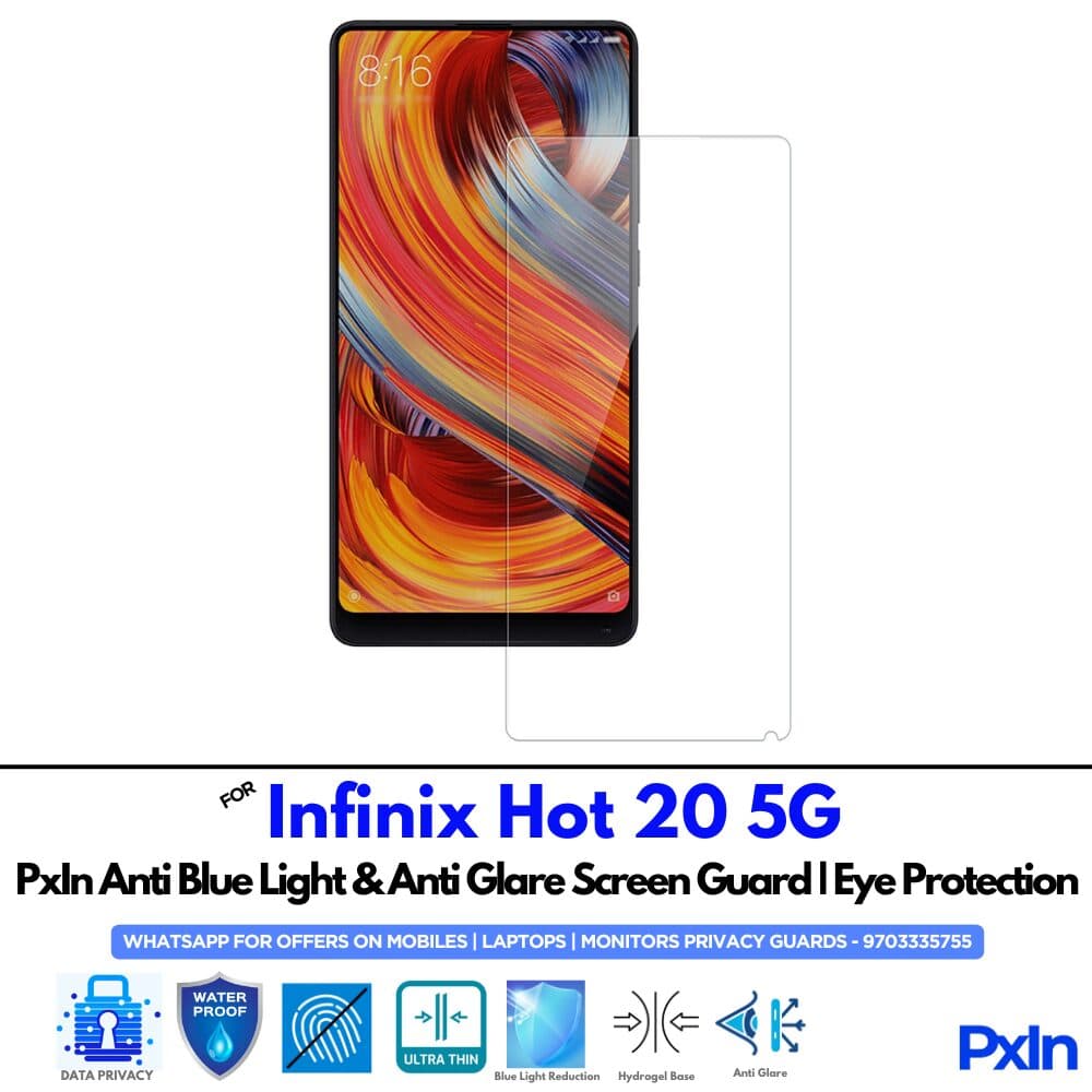 Infinix Hot 20 5G Anti Blue light screen guard