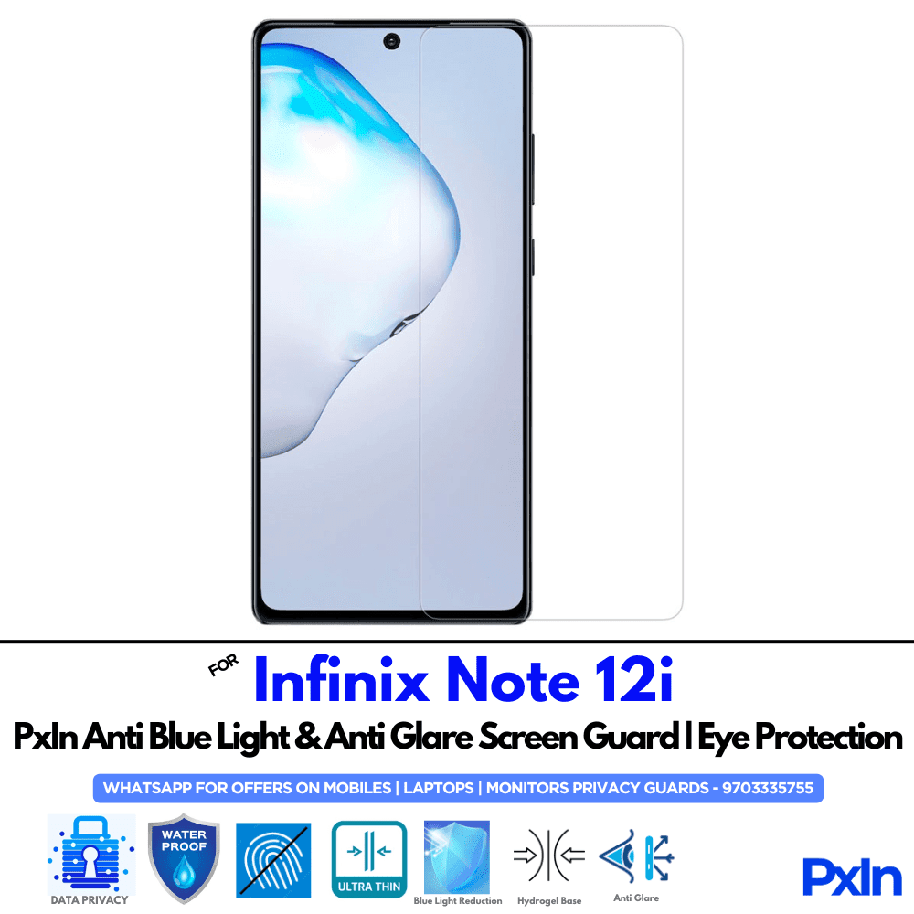 Infinix Note 12i Anti Blue light screen guard