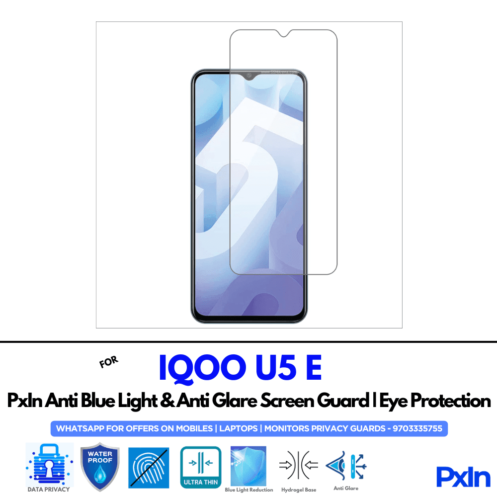 IQOO U5 E Anti Blue light screen guard