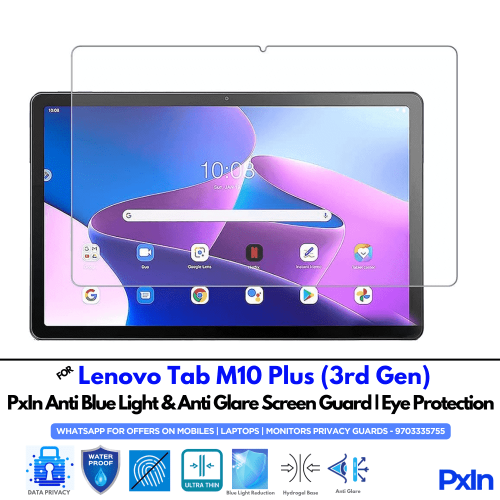 Lenovo Tab M10 Plus (3rd Gen) Anti Blue light screen guard