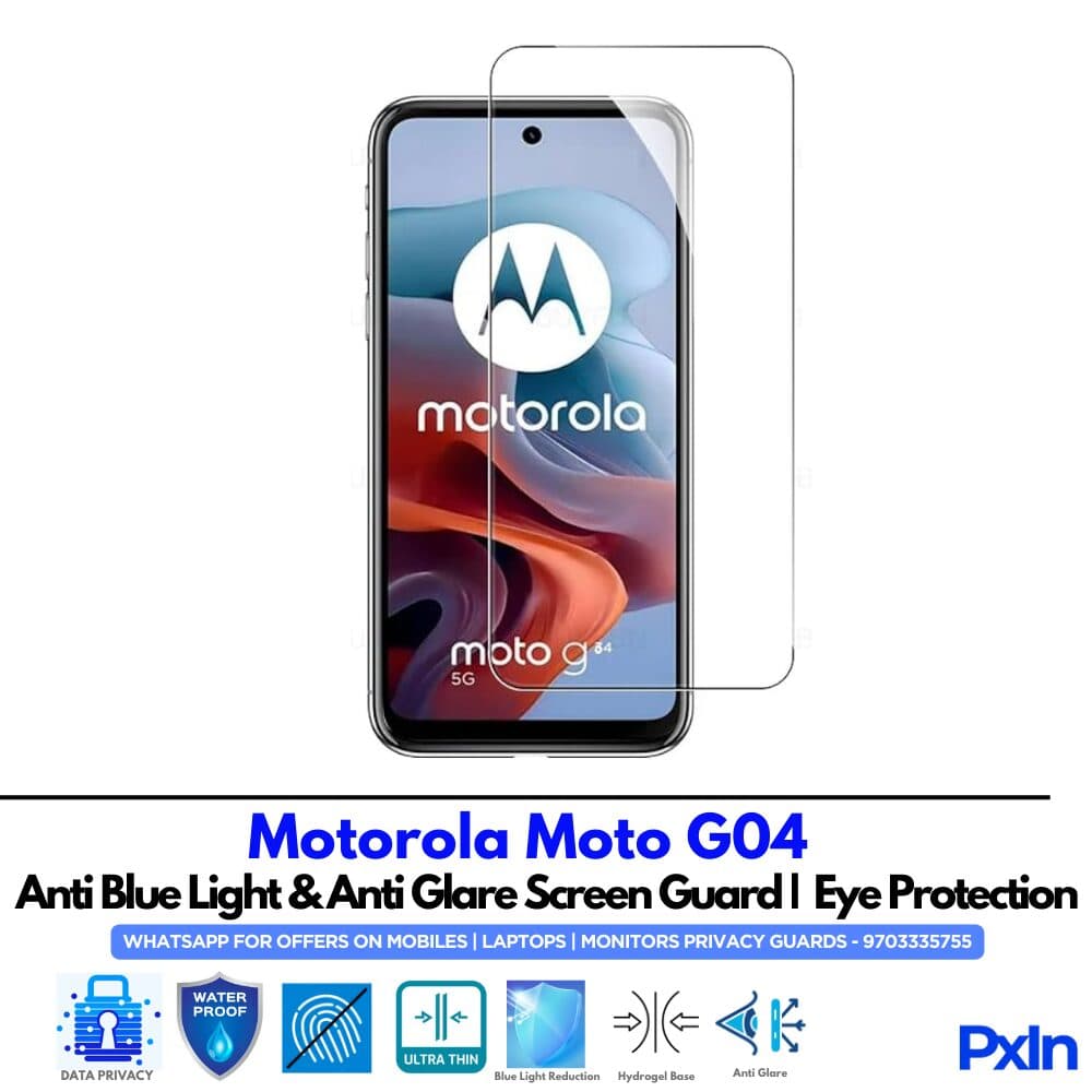 Motorola Moto G04 Anti Blue light screen guard