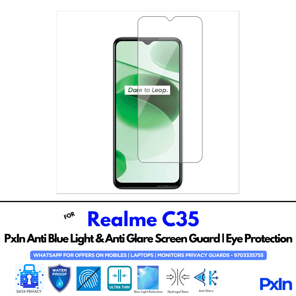 Realme C35 Anti Blue light screen guard