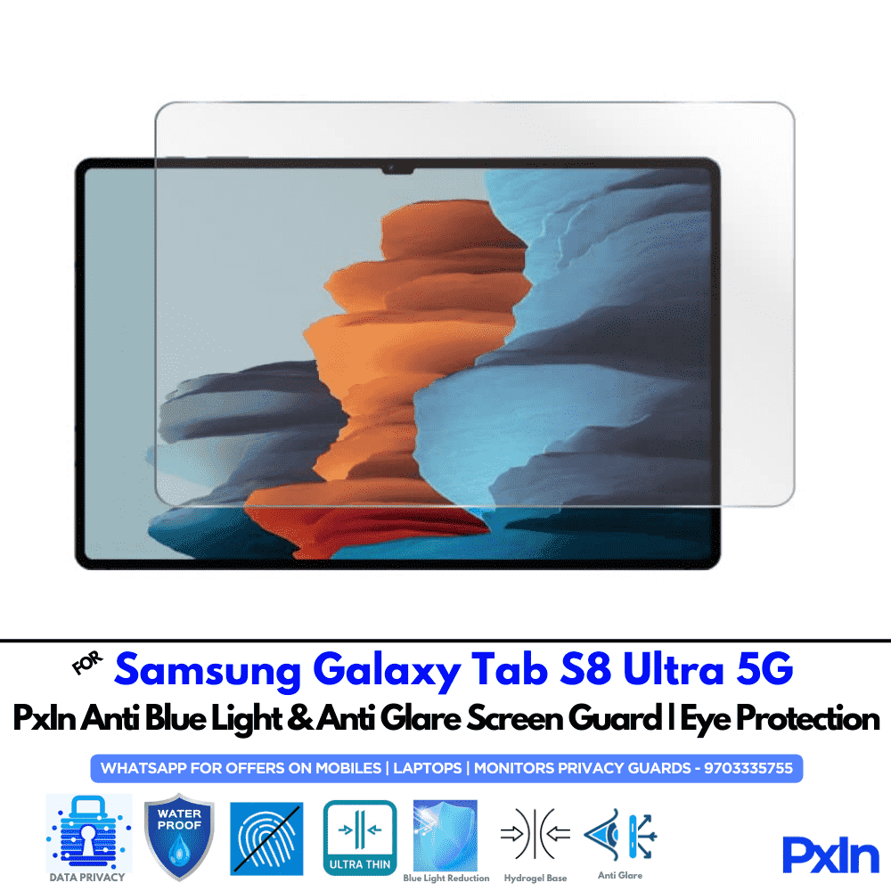 Samsung Galaxy Tab S8 Ultra 5G Anti Blue light screen guard