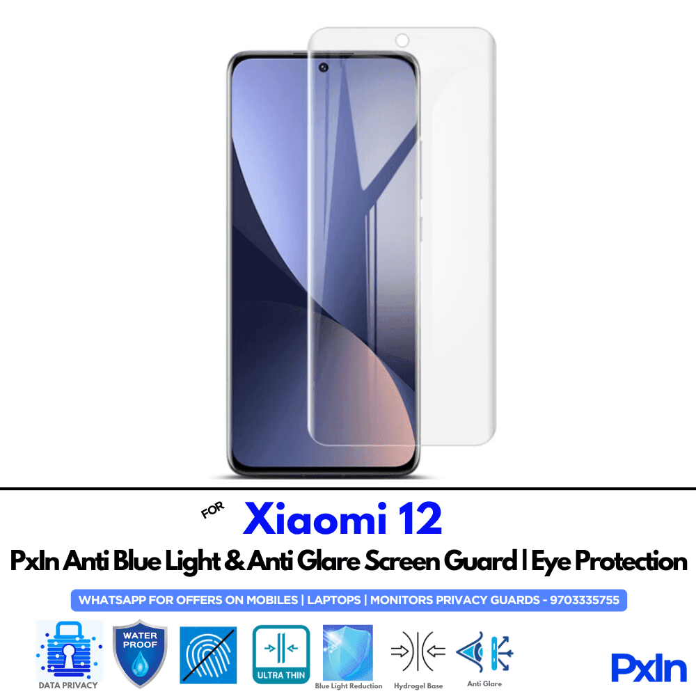 Xiaomi 12 Anti Blue light screen guards