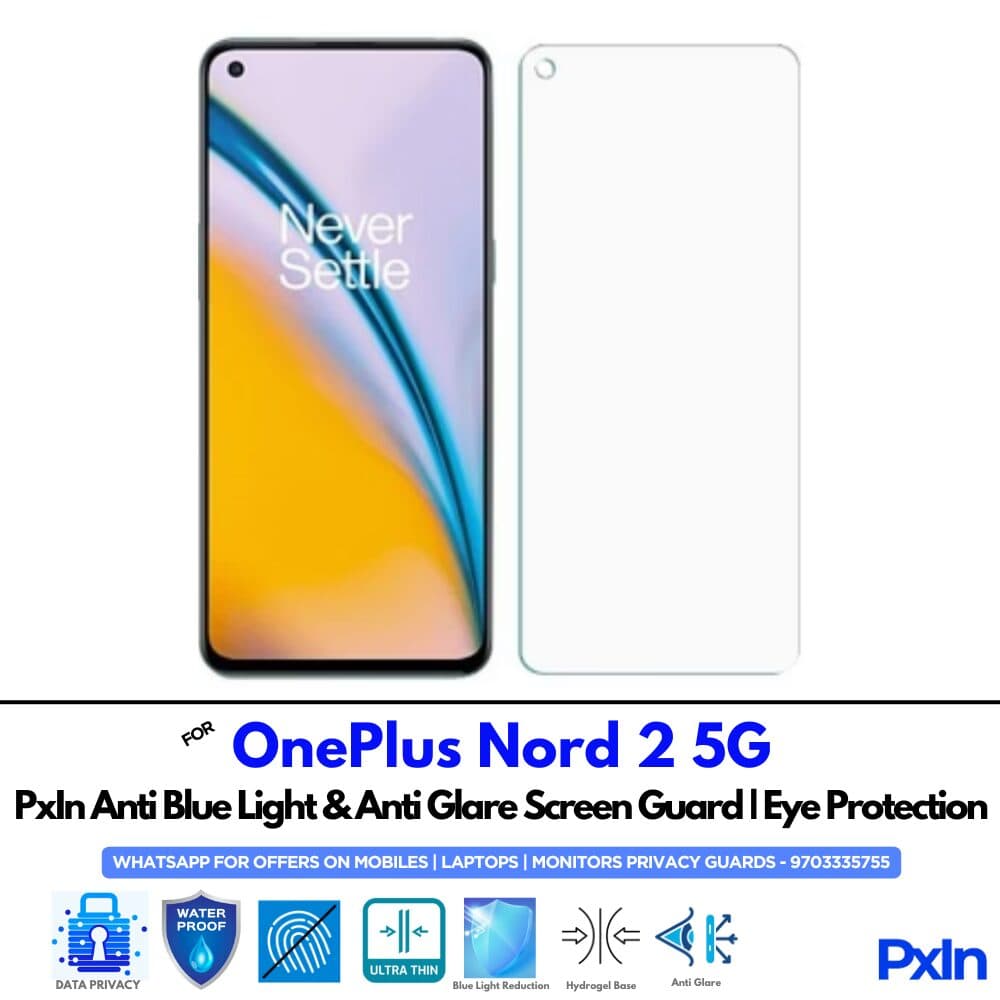 OnePlus Nord 2 5G Anti Blue light screen guard