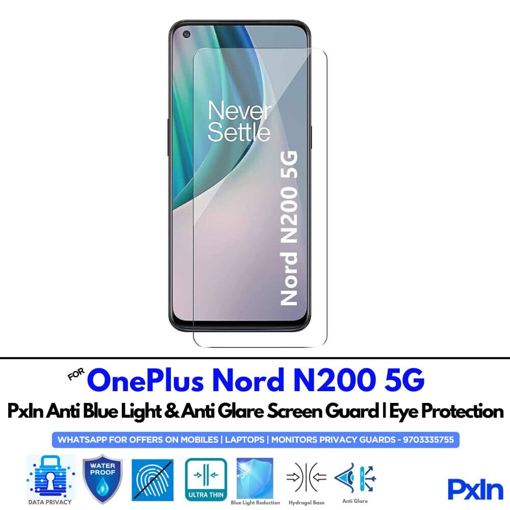 OnePlus Nord N200 5G Anti Blue light screen guard