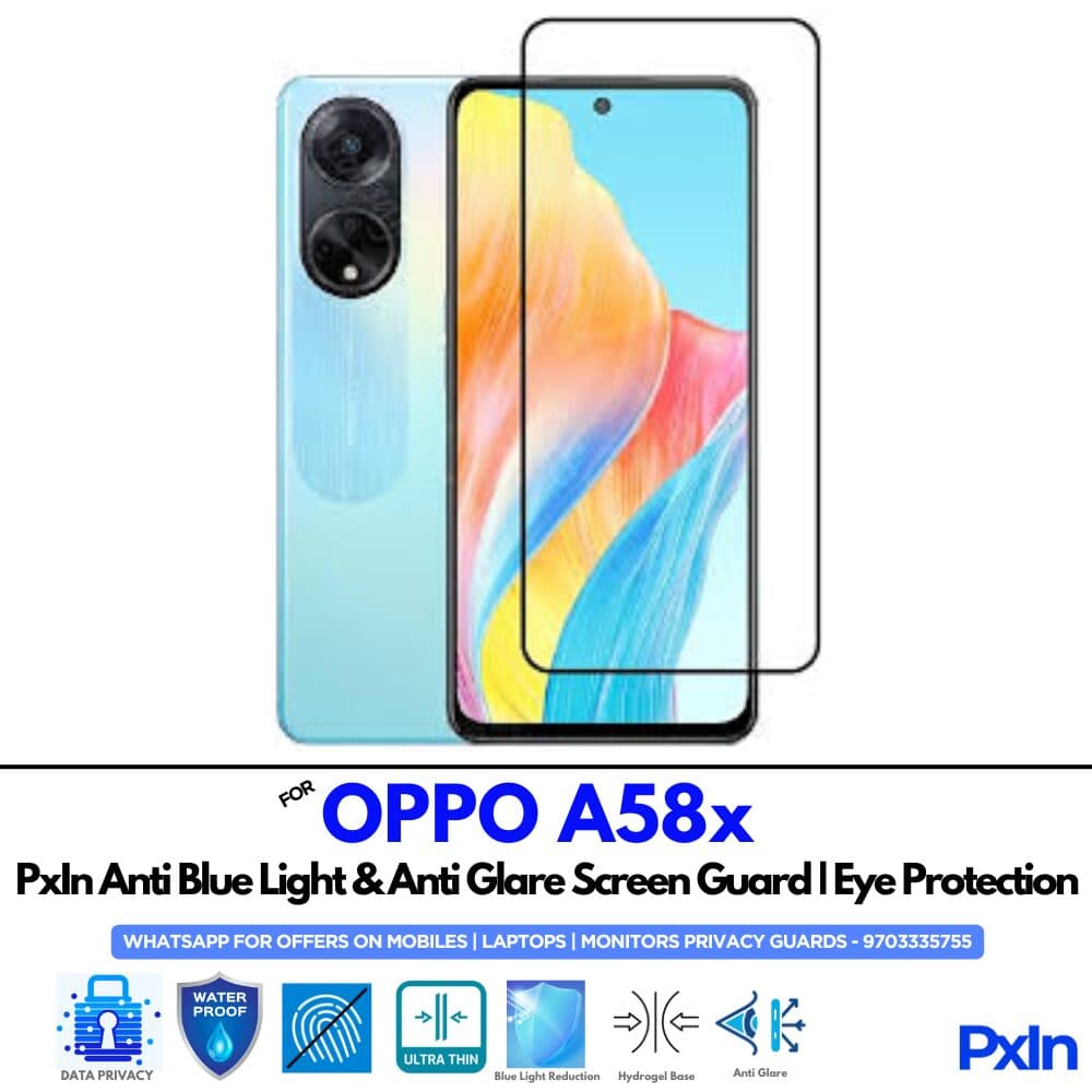 OPPO A58x Anti Blue light screen guard