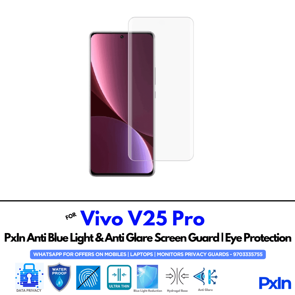 Anti Blue Light & Anti Glare Screen Guard For Vivo V25 Pro
