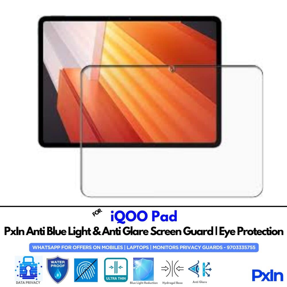 iQOO Pad Anti Blue light screen guard