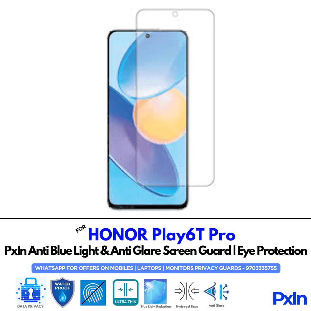 HONOR Play6T Pro Mobile Anti Bluelight Screen Guard