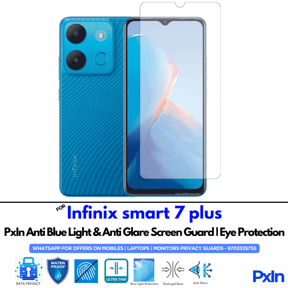 Infinix smart 7 plus Mobile Anti Bluelight Screen Guard