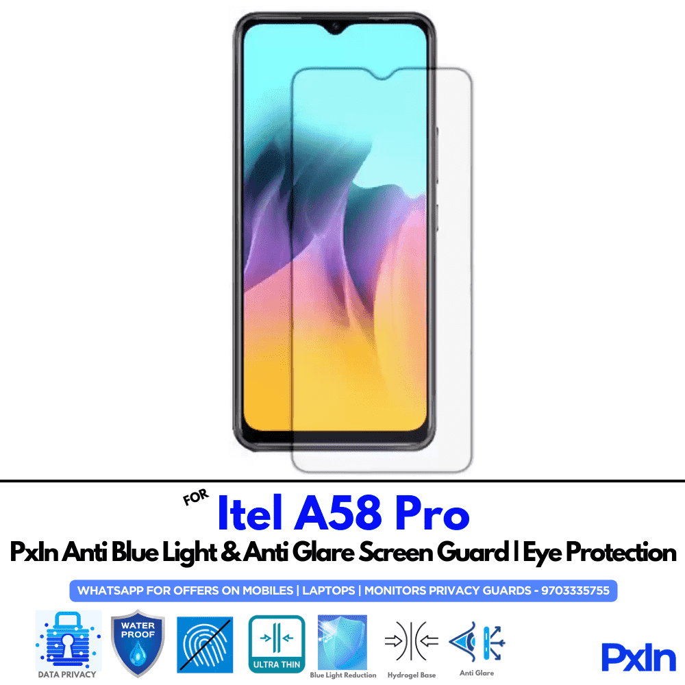 Itel A58 Pro Mobile Anti Bluelight Screen Guard