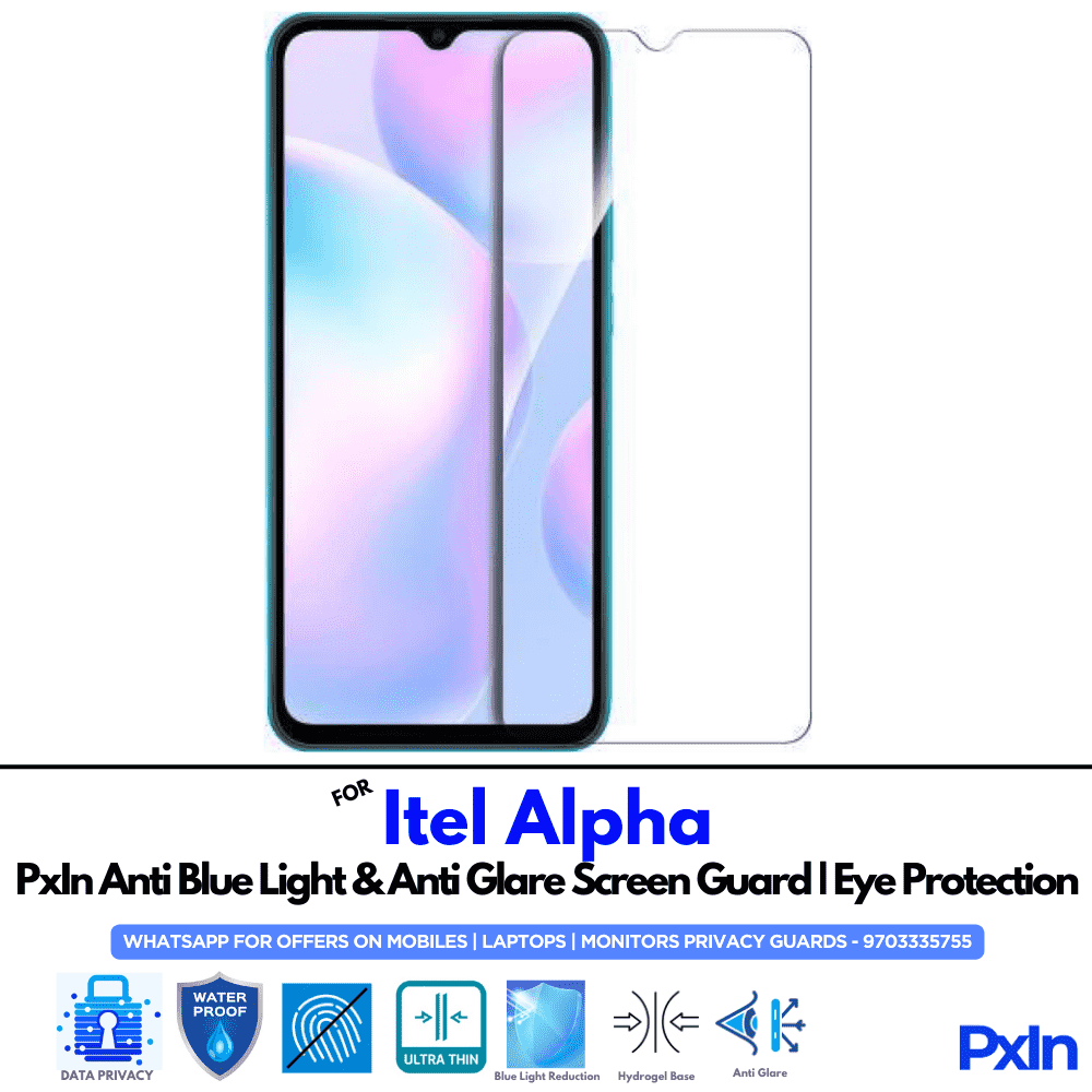 Itel Alpha Mobile Anti Bluelight Screen Guard