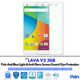 Anti Blue Light & Anti Glare Screen Guard for LAVA V2 3GB - Image 1