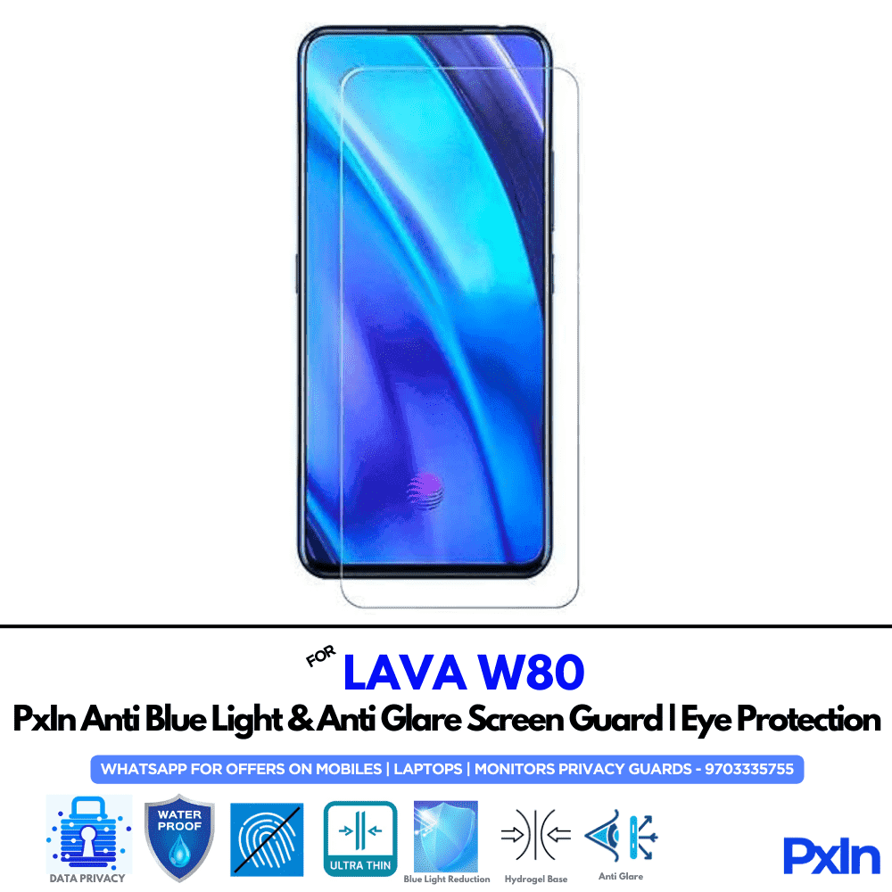 LAVA W80 Mobile Anti Bluelight Screen Guard