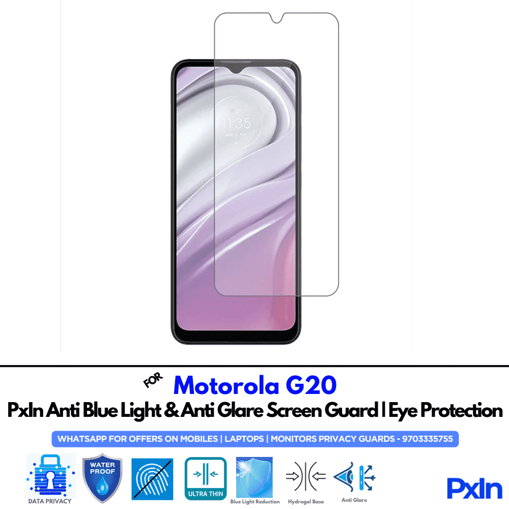 Motorola G20 Mobile Anti Bluelight Screen Guard