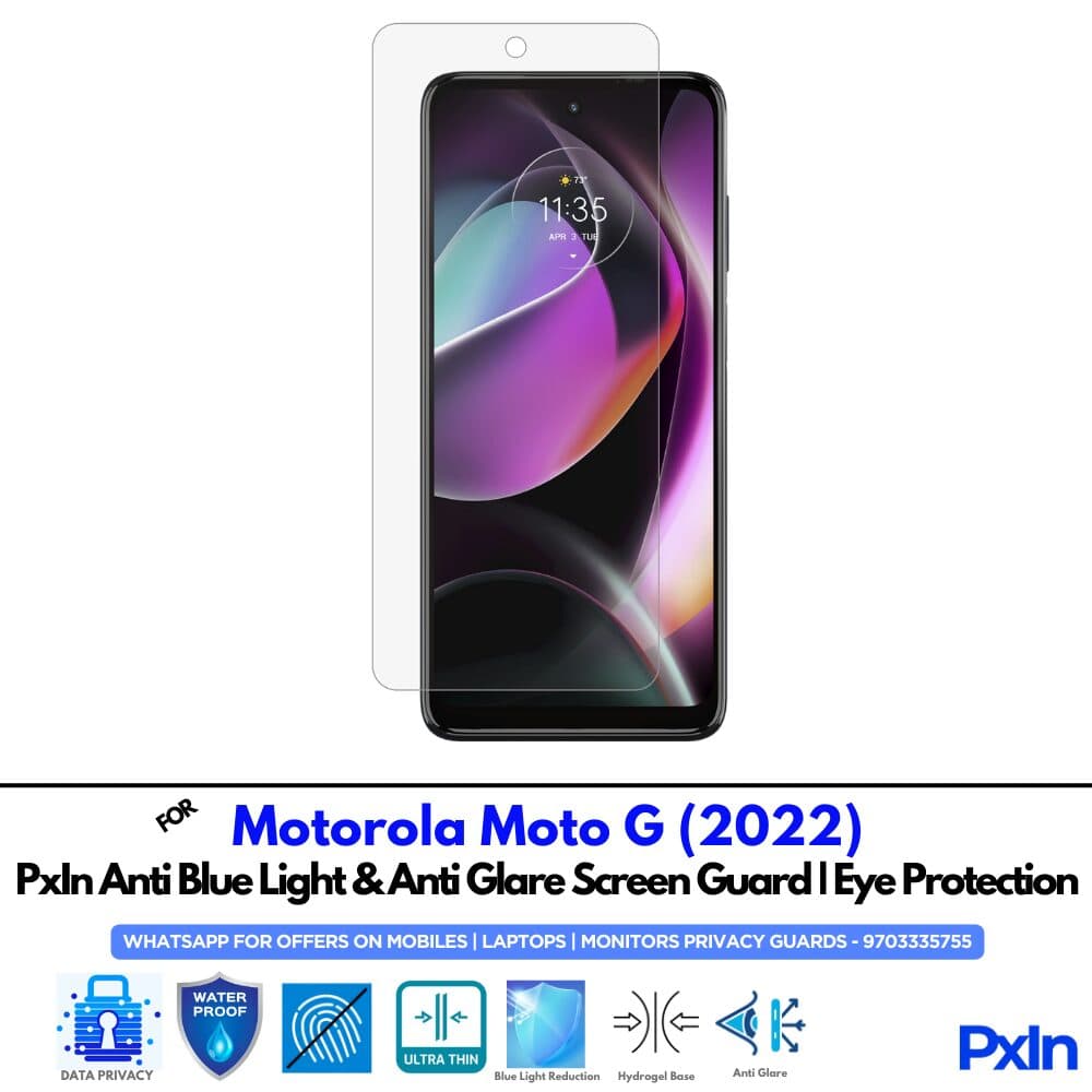 Motorola Moto G (2022) Mobile Anti Bluelight Screen Guard