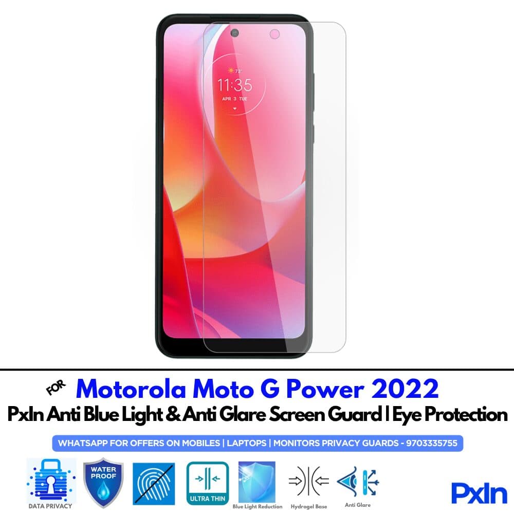 Motorola Moto G Power 2022 Mobile Anti Bluelight Screen Guard