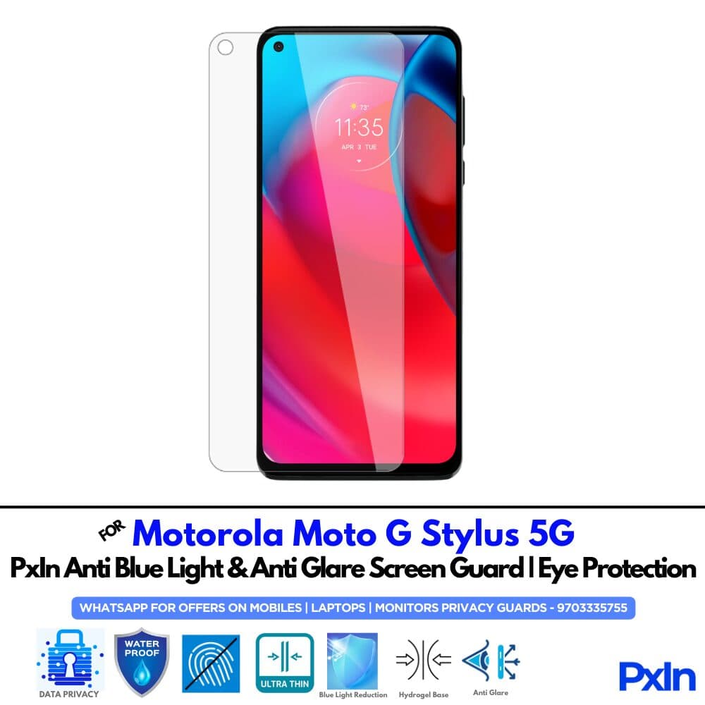 Motorola Moto G Stylus 5G Mobile Anti Bluelight Screen Guard