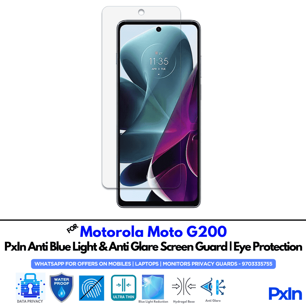 Motorola Moto G200 Mobile Anti Bluelight Screen Guard
