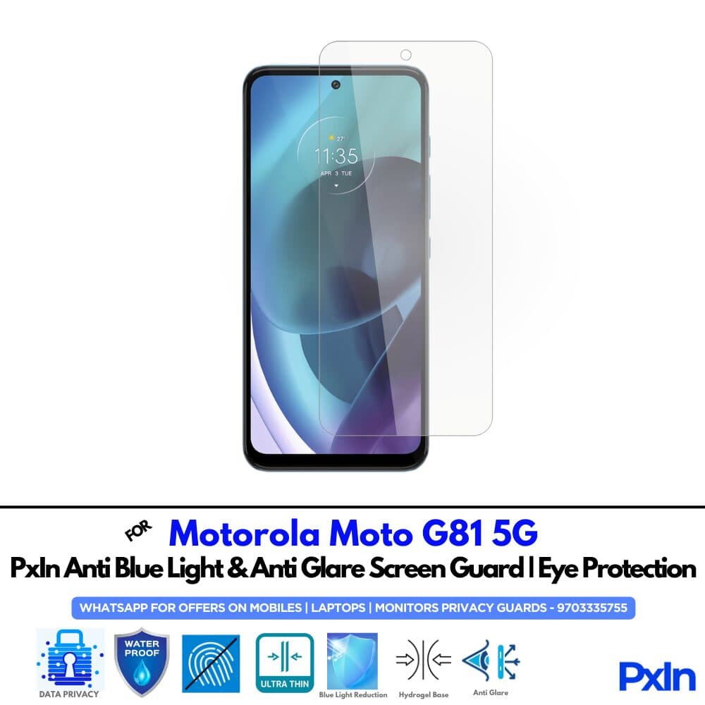 Motorola Moto G81 5G Mobile Anti Bluelight Screen Guard