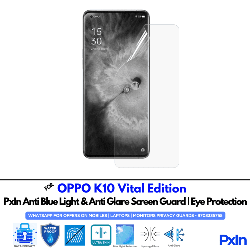OPPO K10 Vital Edition Mobile Anti Bluelight Screen Guard