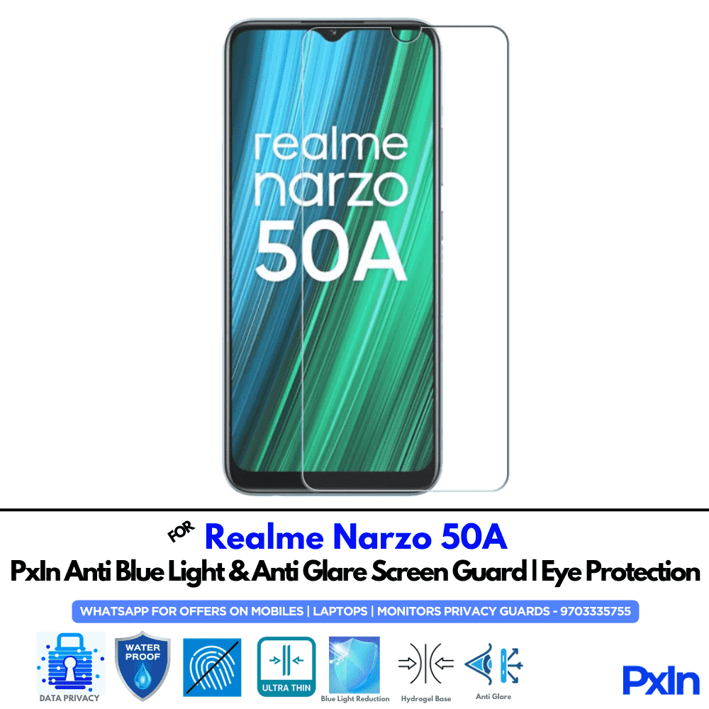 Realme Narzo 50A Mobile Anti Bluelight Screen Guard