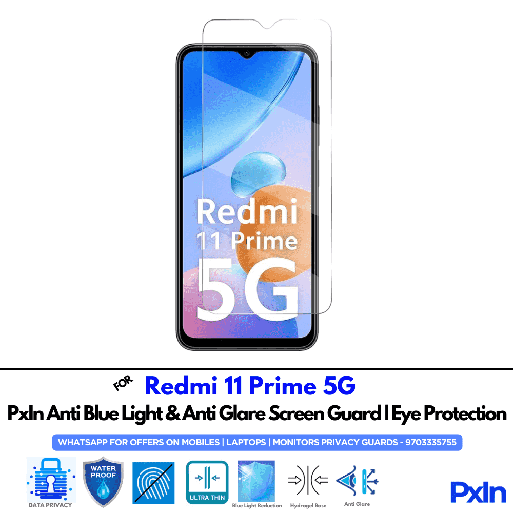 Redmi 11 Prime 5G Mobile Anti Bluelight Screen Guard