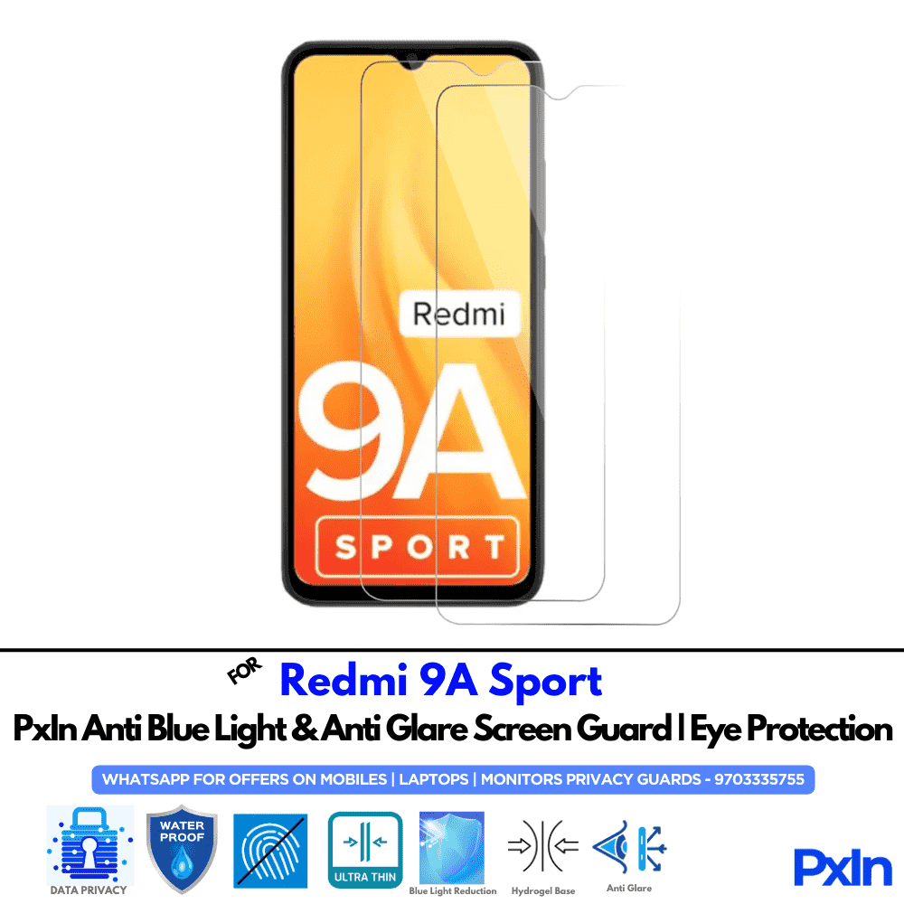 Redmi 9A Sport Mobile Anti Bluelight Screen Guard
