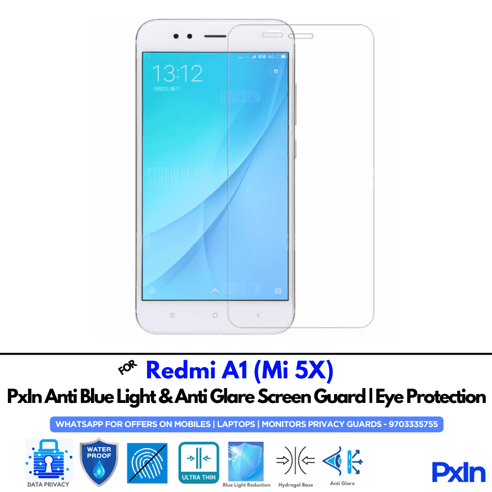 Redmi A1 (Mi 5X) Mobile Anti Bluelight Screen Guard