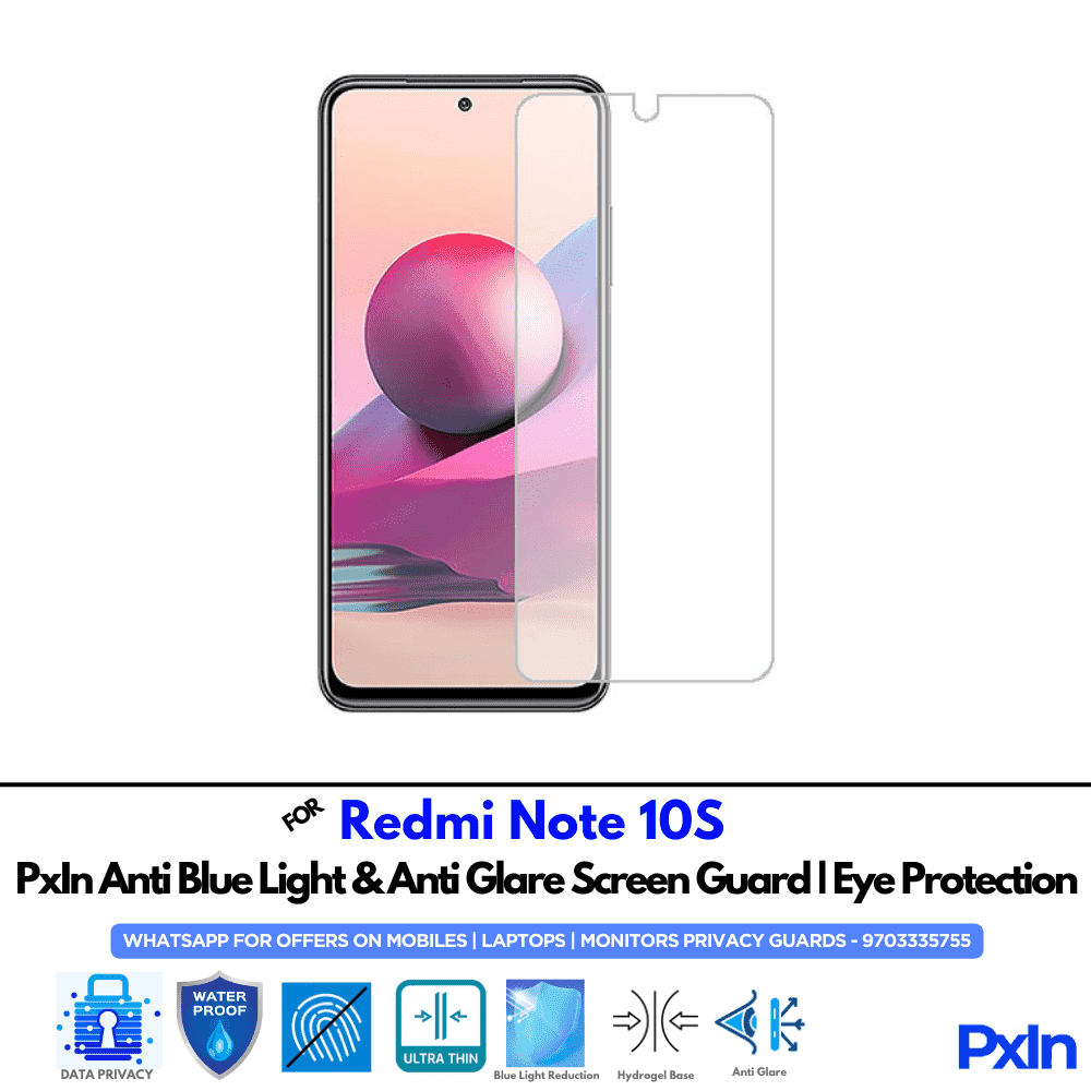 Redmi Note 10S Mobile Anti Bluelight Screen Guard