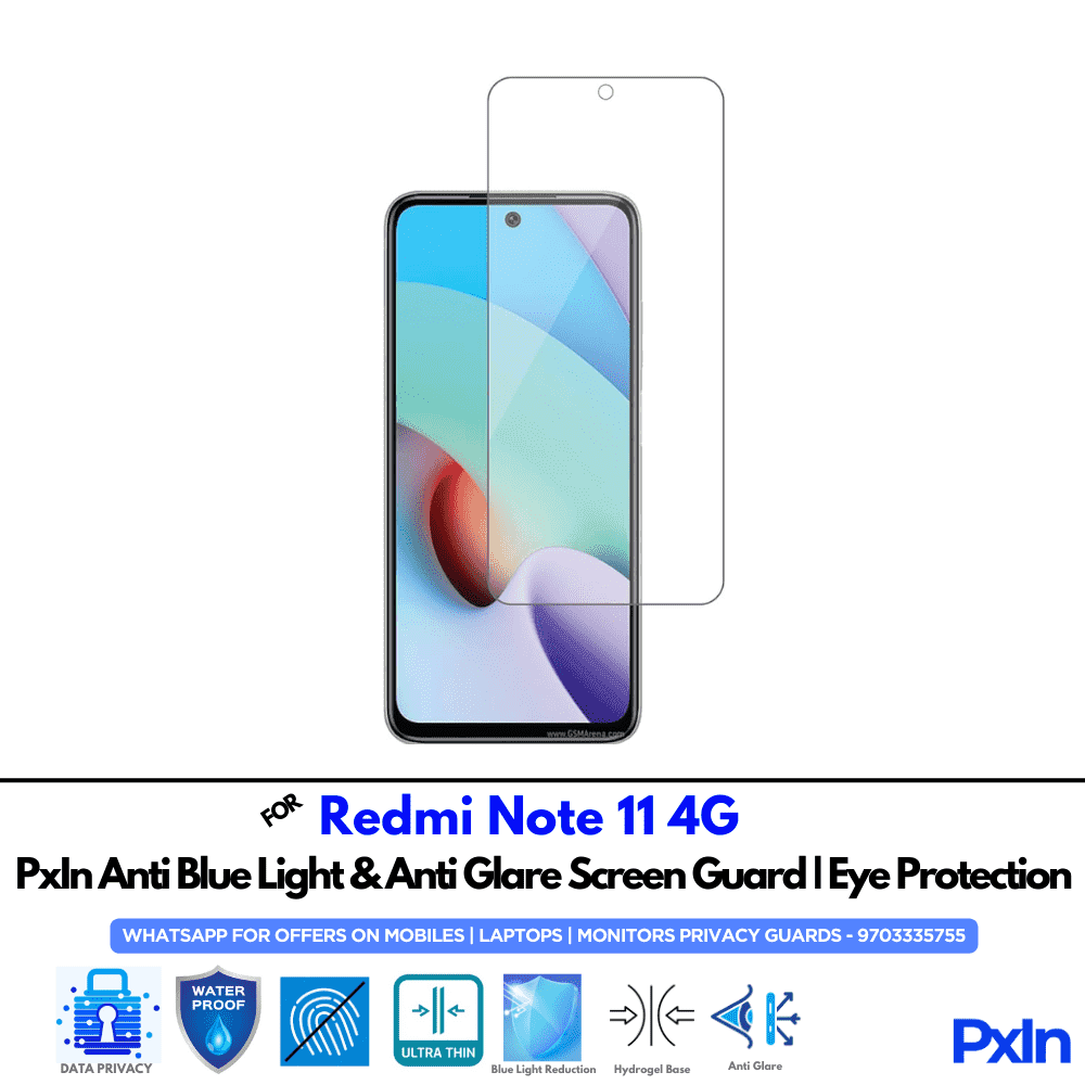 Redmi Note 11 4G Mobile Anti Bluelight Screen Guard