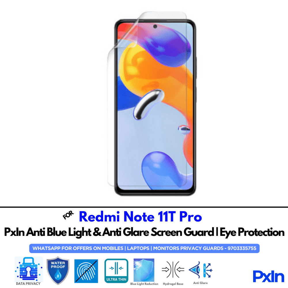 Redmi Note 11T Pro Mobile Anti Bluelight Screen Guard