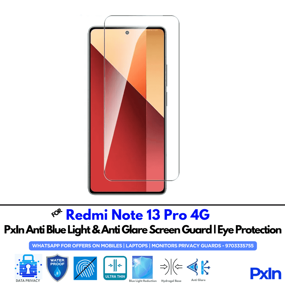 Redmi Note 13 Pro 4G Mobile Anti Bluelight Screen Guard