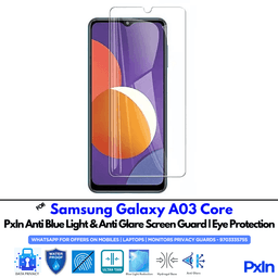 Samsung Galaxy A03 Core Mobile Anti Bluelight Screen Guard