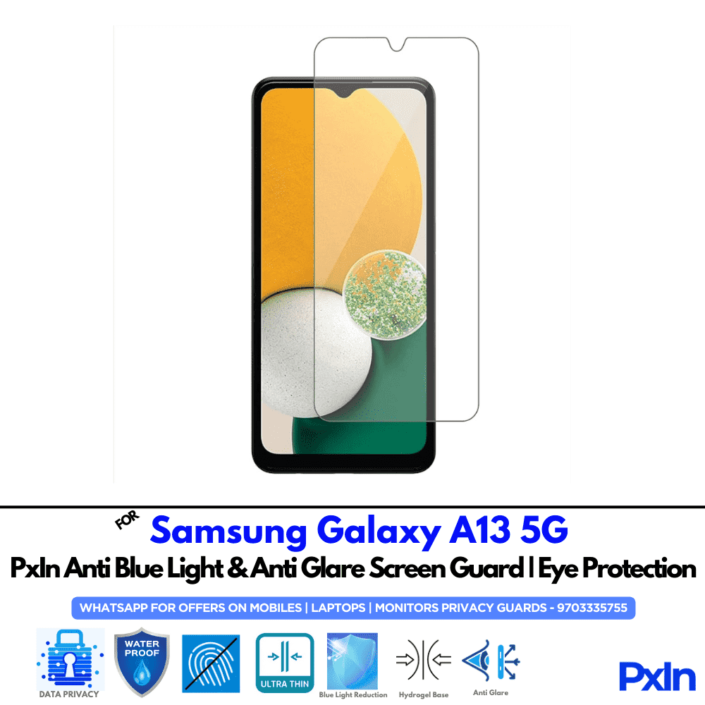 Samsung Galaxy A13 5G Mobile Anti Bluelight Screen Guard